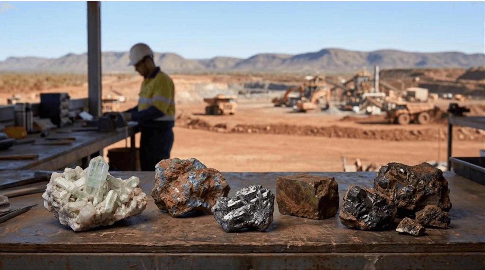 Australian mining and minerals industry with large mining operation