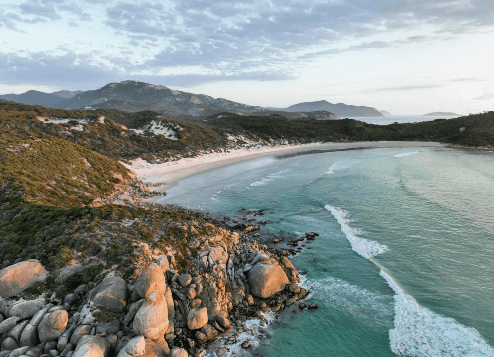 National parks and reserves in Australia with mountains, forest, and pristine coastline